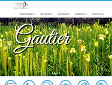 Tablet Screenshot of gautier-ms.gov